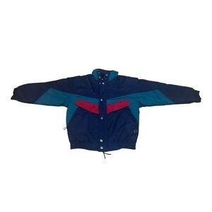 Steep Slope Men's Jacket Winter Park Style Waterproof Size Medium Blue/Green